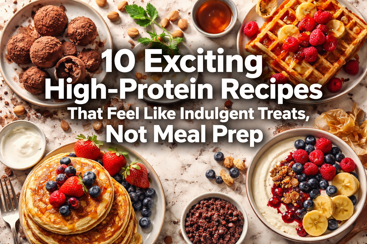 10 Exciting High-Protein Recipes That Feel Like Indulgent Treats, Not Meal Prep