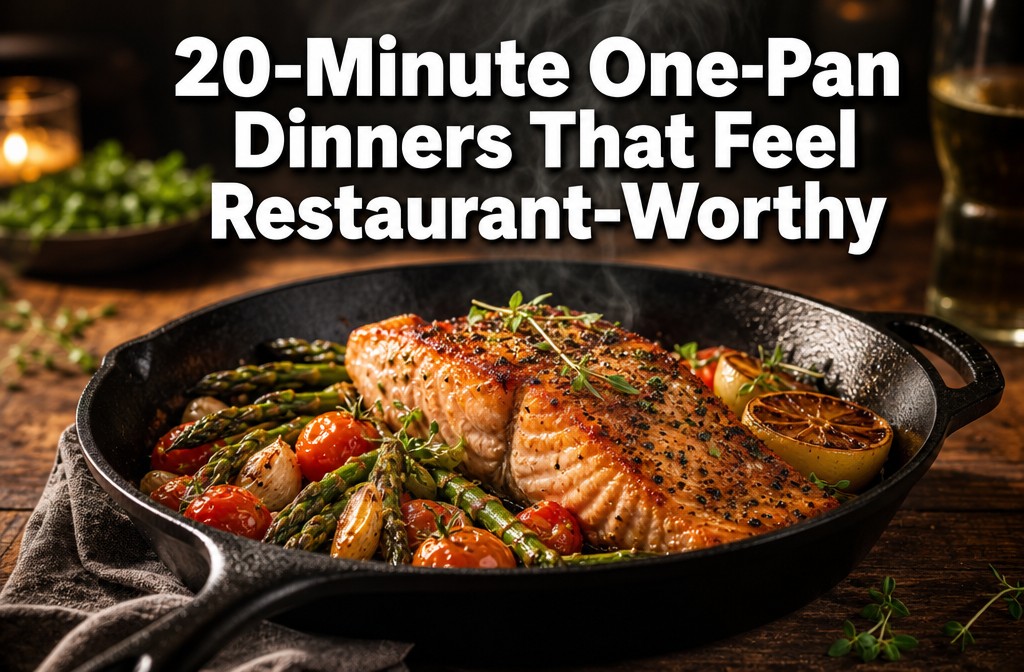 20-Minute One-Pan Dinners That Feel Restaurant-Worthy