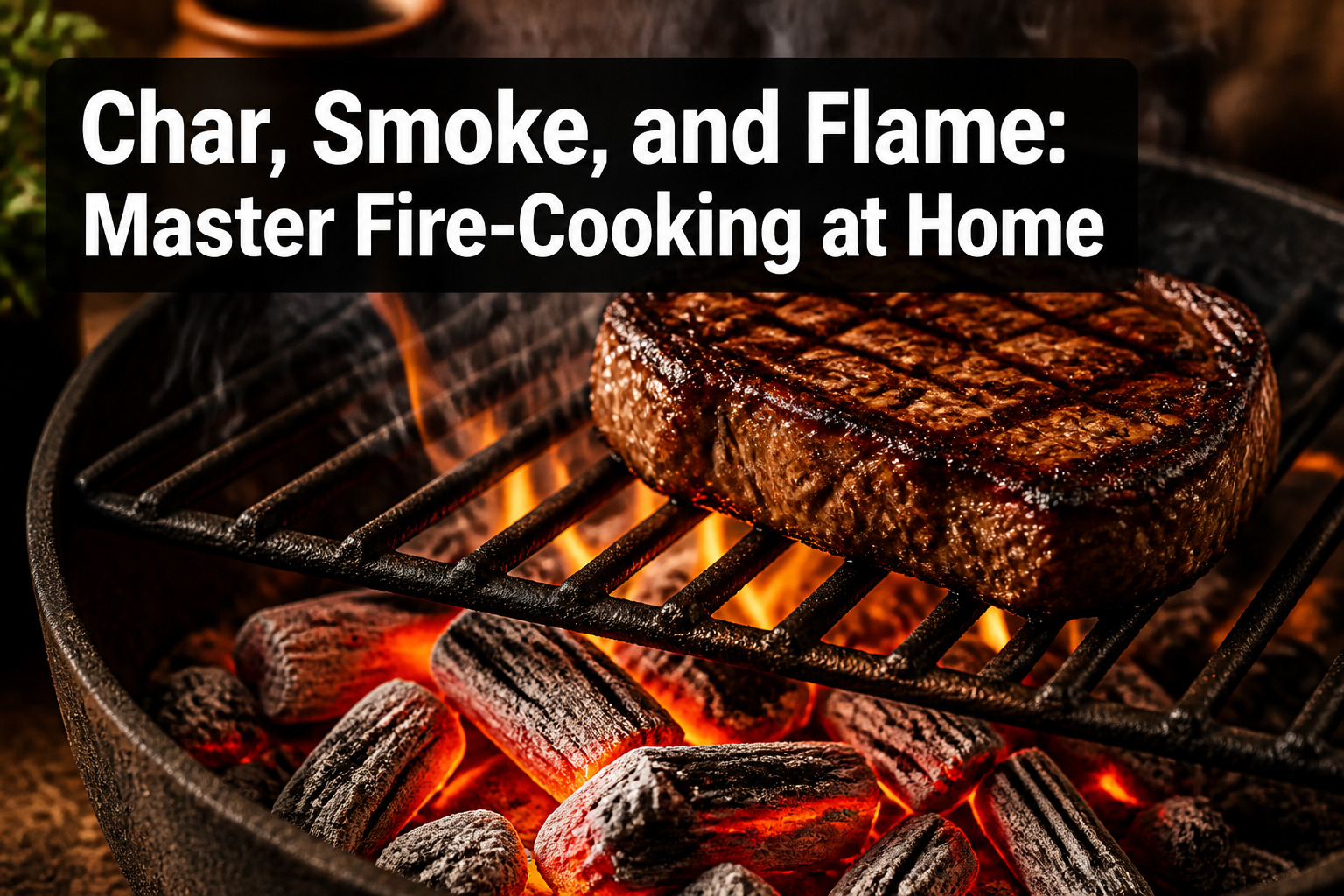 Char, Smoke, and Flame: How to Master Fire-Cooking Techniques at Home