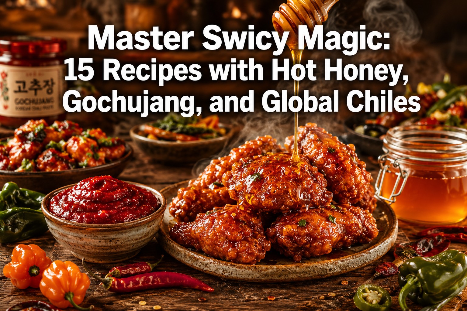Master Swicy Magic: 15 Recipes with Hot Honey, Gochujang, and Global Chiles