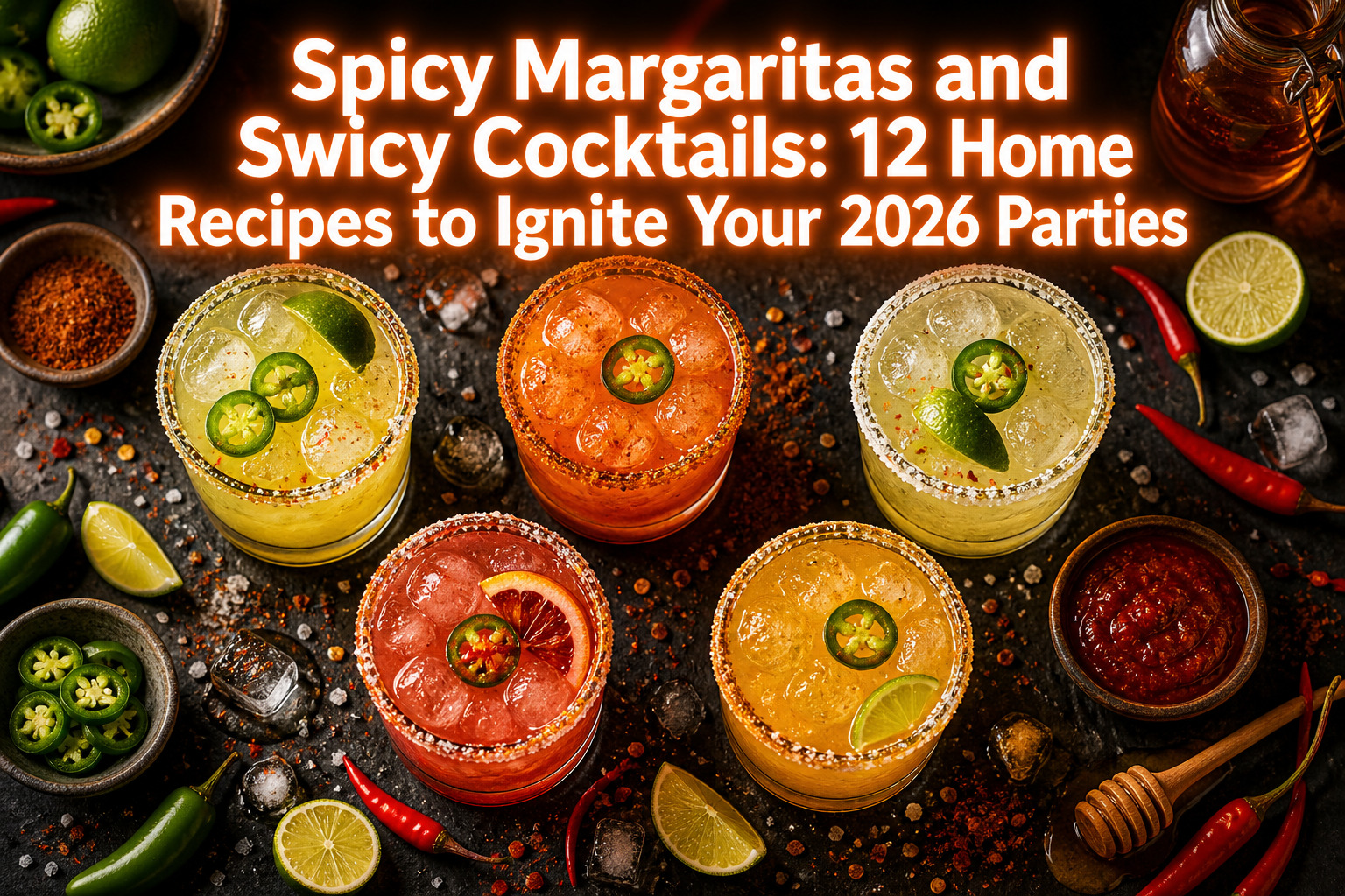 Spicy Margaritas and Swicy Cocktails: 12 Home Recipes to Ignite Your 2026 Parties