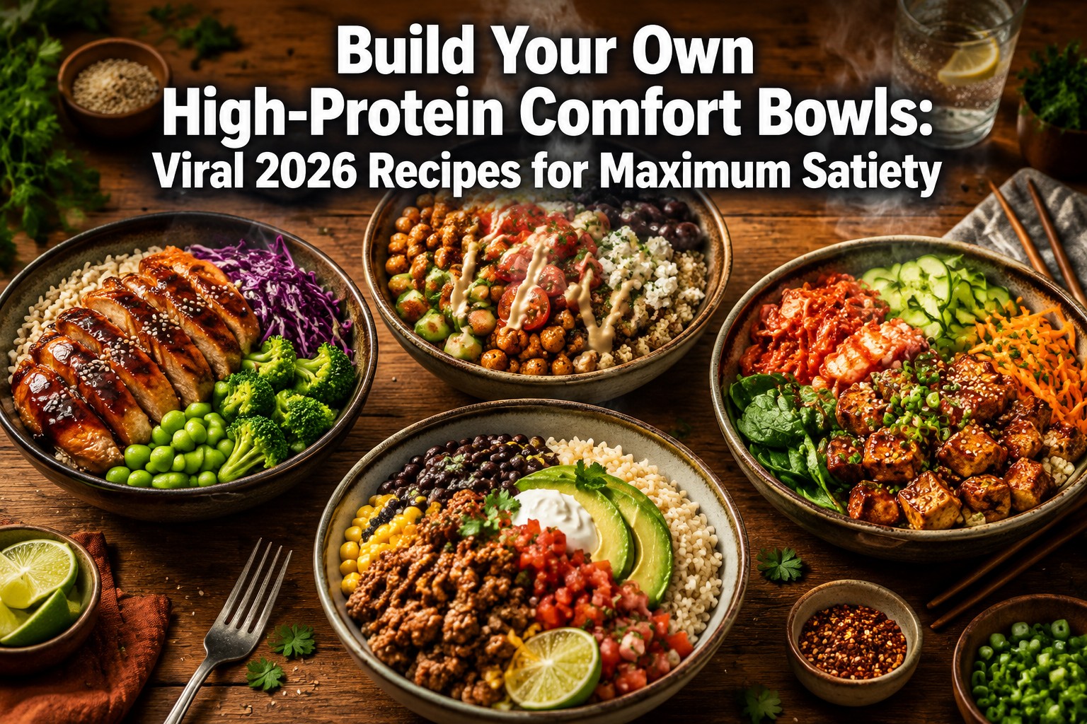 Build Your Own High-Protein Comfort Bowls: Viral 2026 Recipes for Maximum Satiety