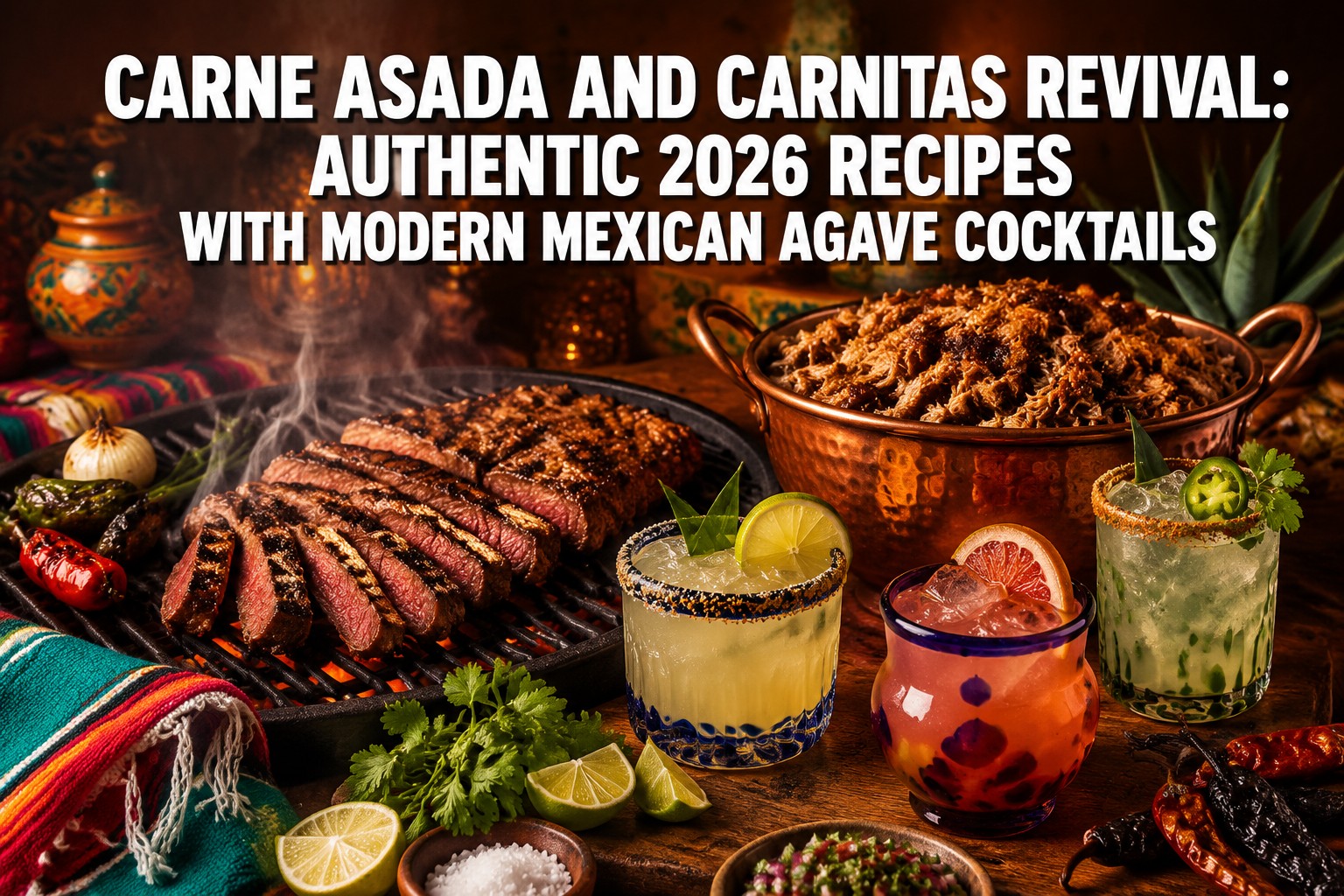 Carne Asada and Carnitas Revival: Authentic 2026 Recipes with Modern Mexican Agave Cocktails