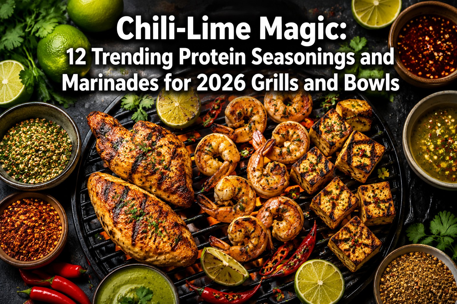 Chili-Lime Magic: 12 Trending Protein Seasonings and Marinades for 2026 Grills and Bowls
