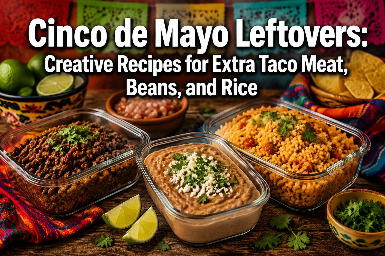 Cinco de Mayo Leftovers: Creative Recipes for Extra Taco Meat, Beans, and Rice