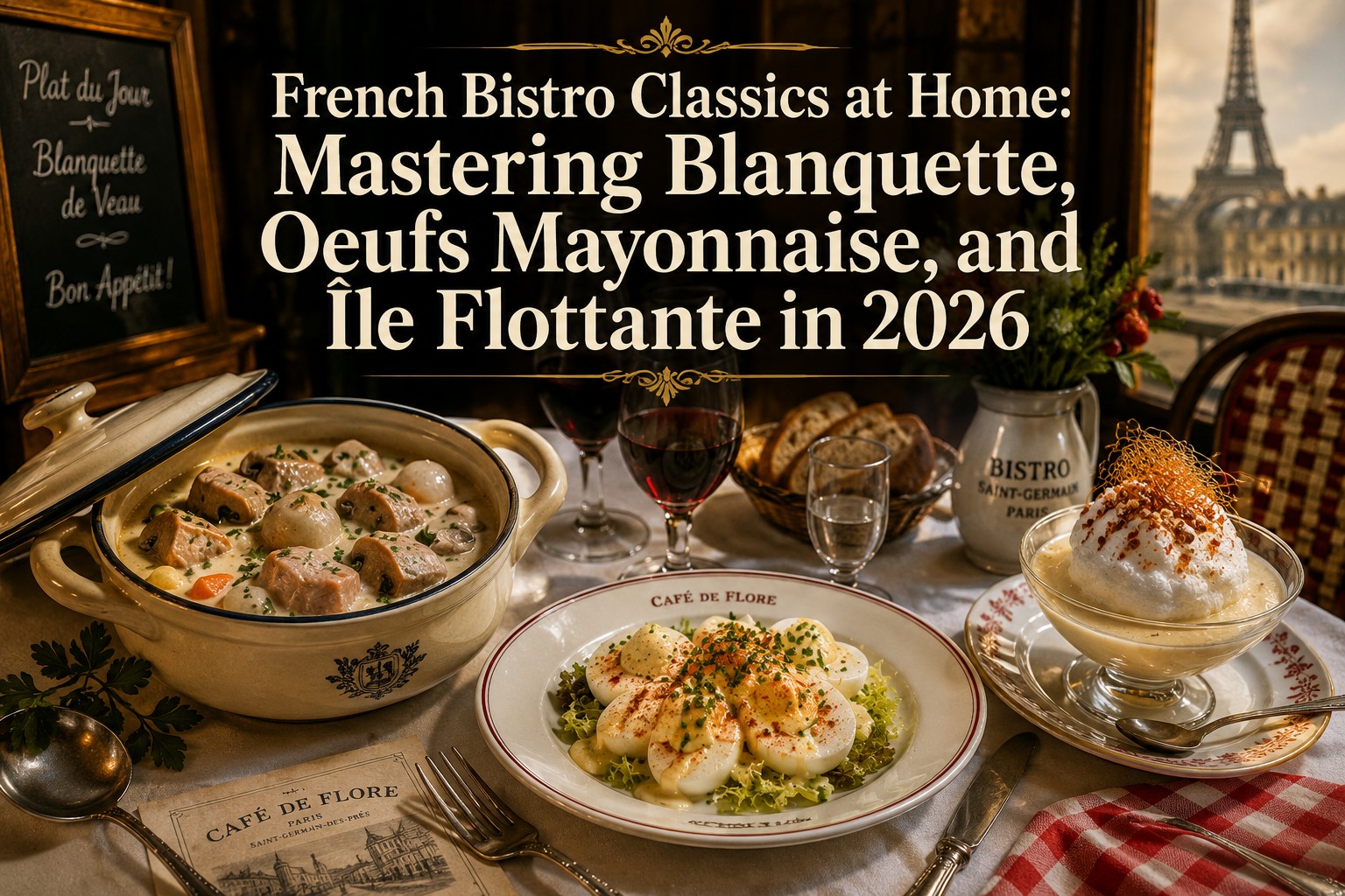 French Bistro Classics at Home: Mastering Blanquette, Oeufs Mayonnaise, and Île Flottante in 2026