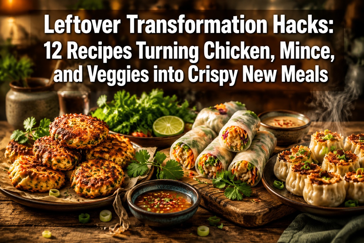 Leftover Transformation Hacks: 12 Recipes Turning Chicken, Mince, and Veggies into Crispy New Meals