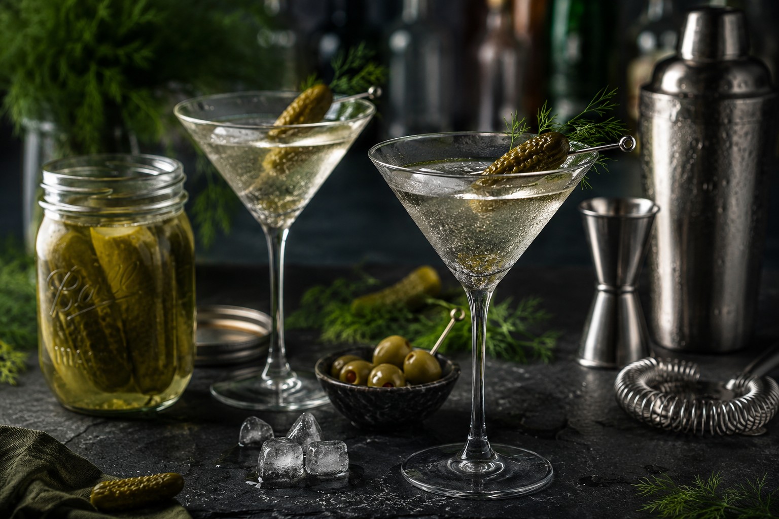 Pickle Brine Cocktail Recipes: Dirty Martini and Beyond