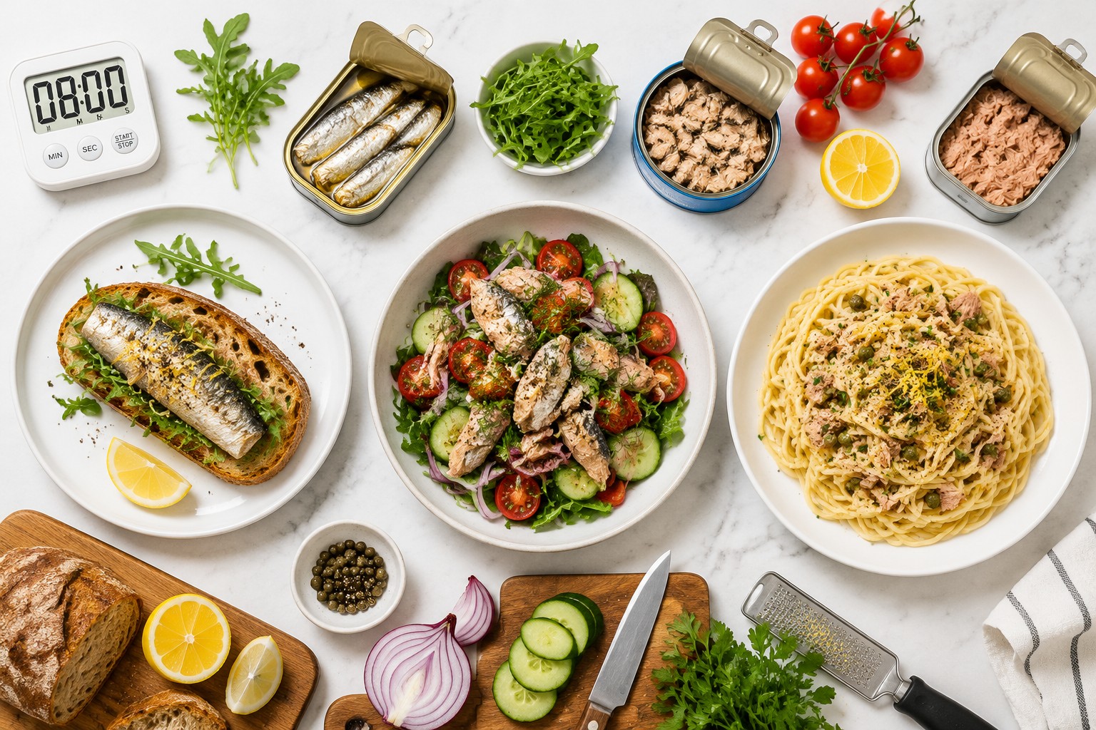 Quick Tinned Fish Meals Under 10 Minutes