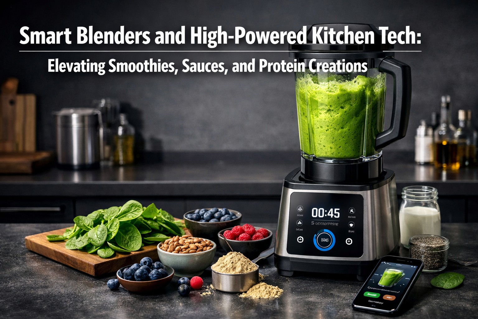 Smart Blenders and High-Powered Kitchen Tech: Elevating Smoothies, Sauces, and Protein Creations