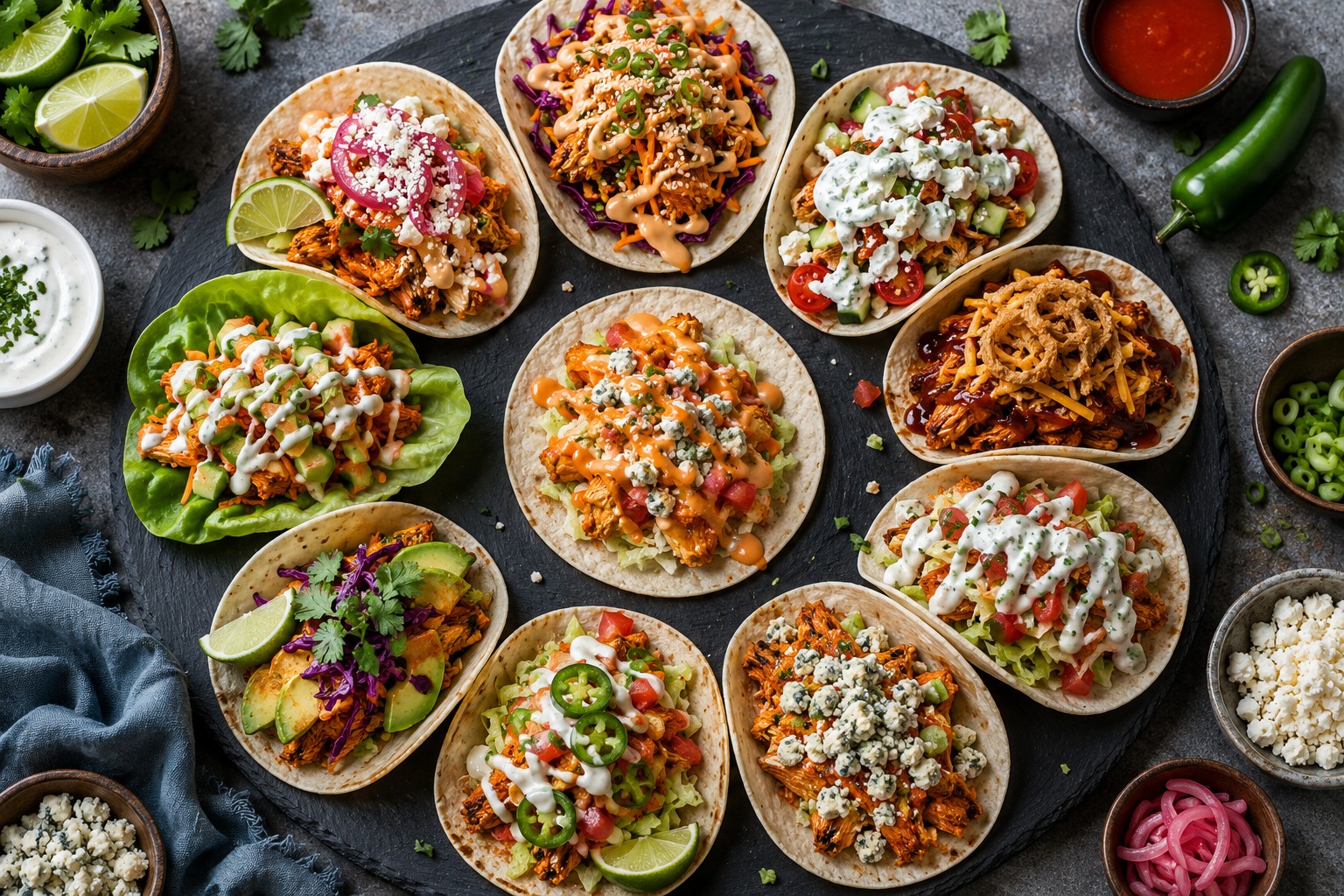 What to Serve with Buffalo Chicken Tacos