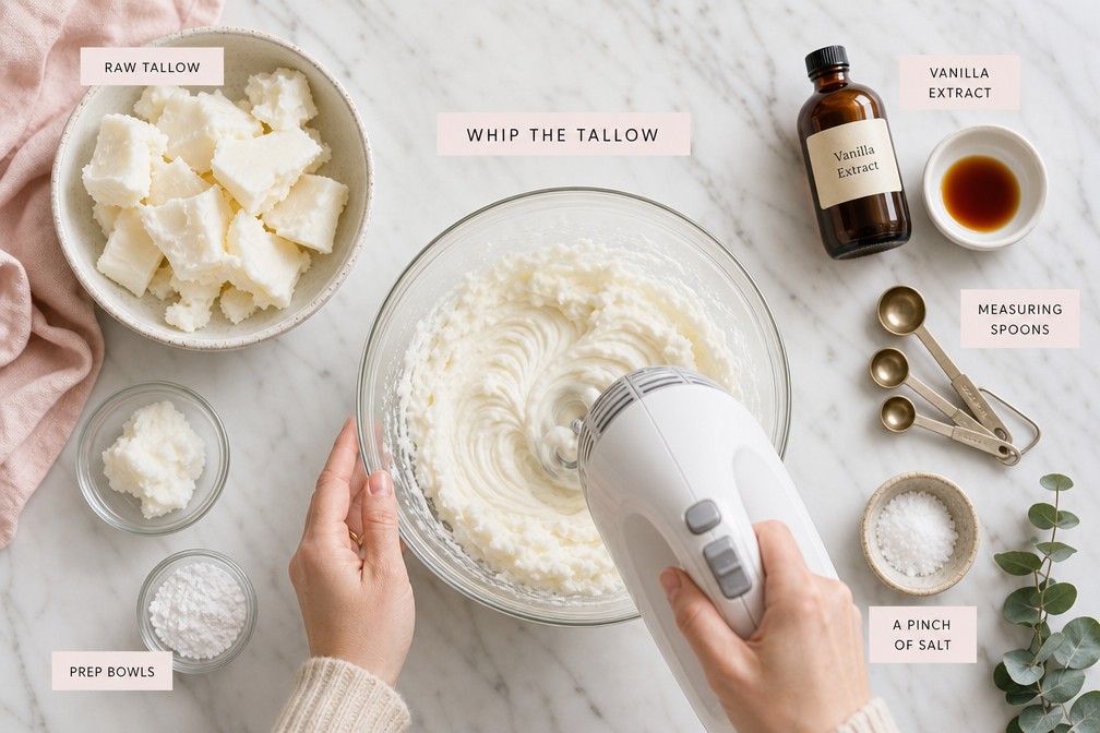 How to Make Whipped Tallow at Home Step by Step
