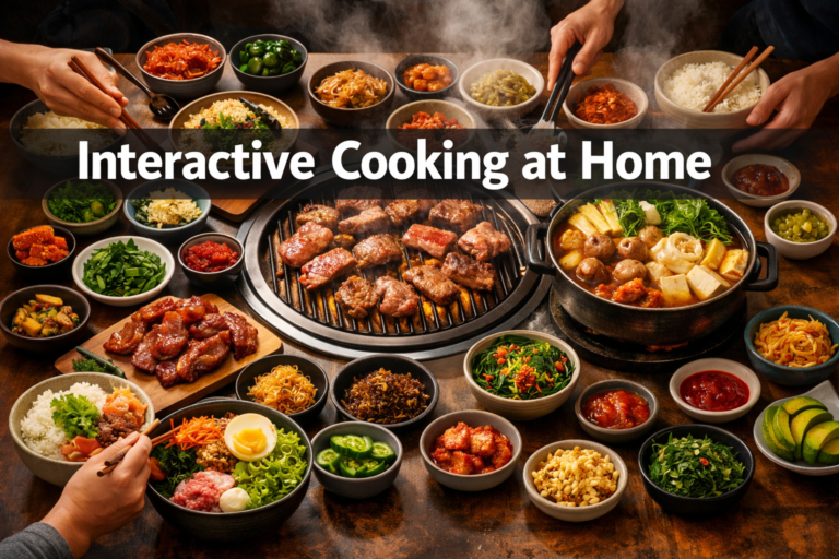 Interactive Cooking Experiences at Home: DIY Korean BBQ, Hot Pot, and Build-Your-Own Asian Bowls
