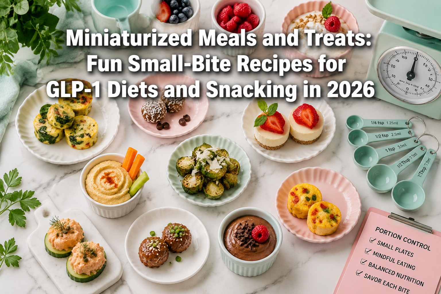 Miniaturized Meals and Treats: Fun Small-Bite Recipes for GLP-1 Diets and Snacking in 2026